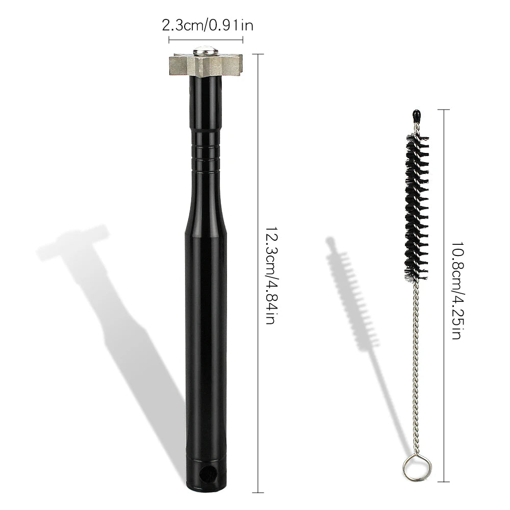 Professional Golf Club Groove Sharpener and Cleaner - V U Blade Tool Available in Six Colors