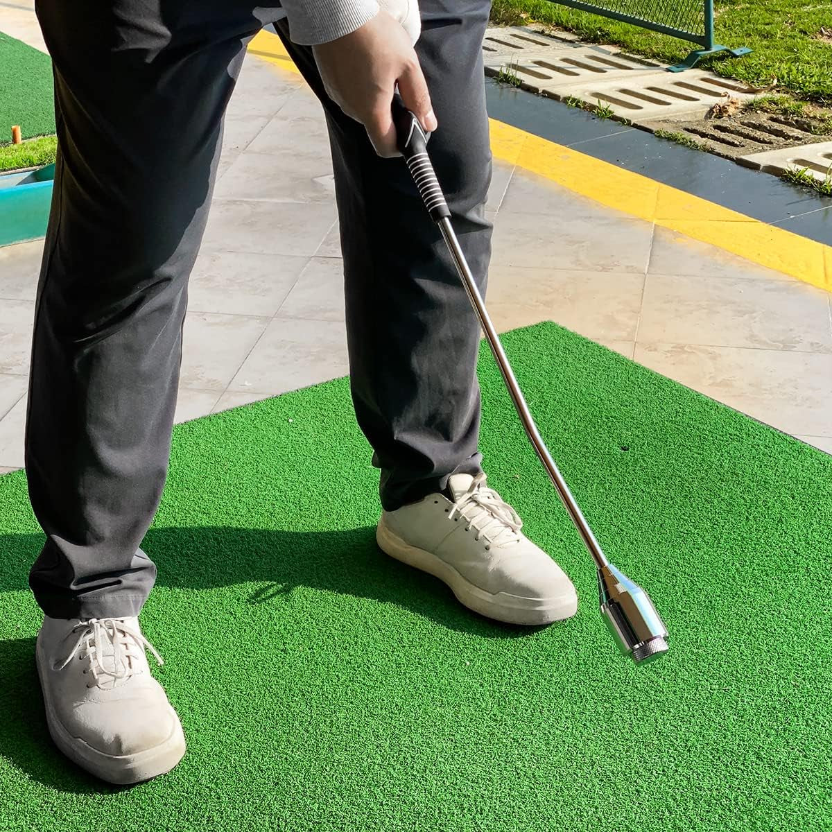 Golf Swing Training Aid - Weighted Grip Trainer for Warm-Up and Tempo Improvement, Ideal for Indoor Practice and Right-Handed Chipping Accessories