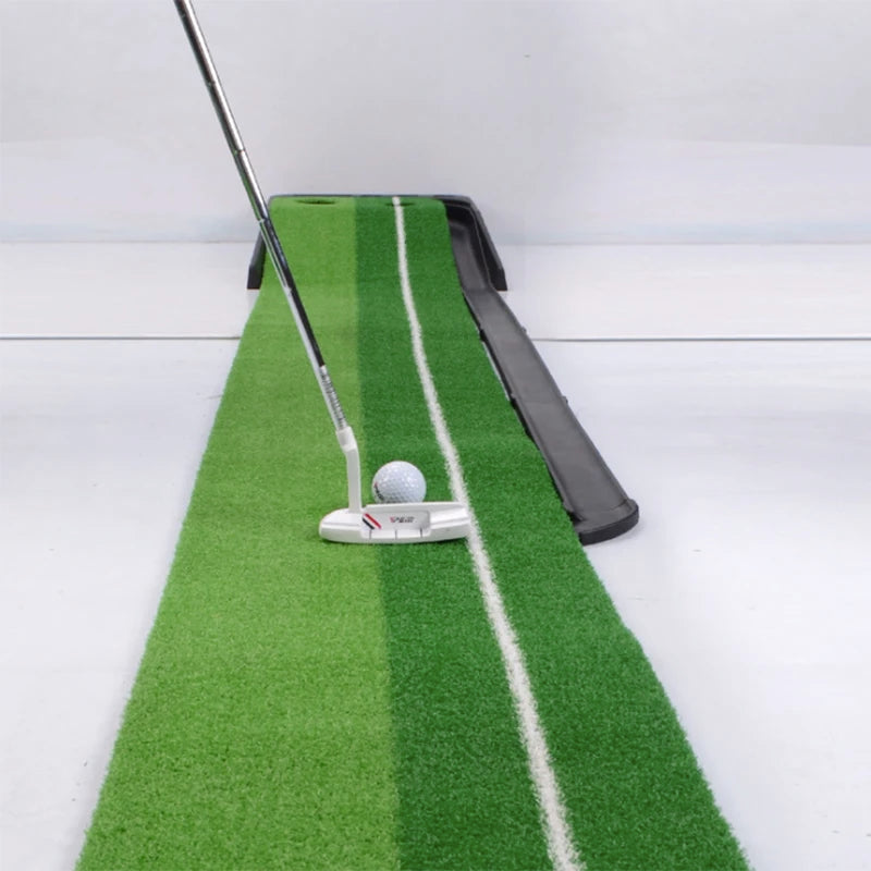 2021 Golf Training Aids: Plastic Putter Trainer Practice Set with Putter Practice Pad TL004