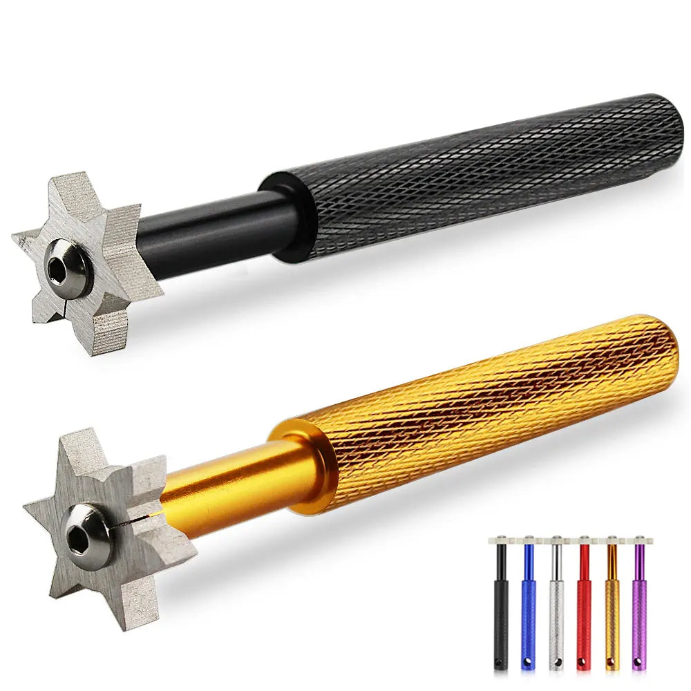 Professional Golf Club Groove Sharpener and Cleaner - V U Blade Tool Available in Six Colors