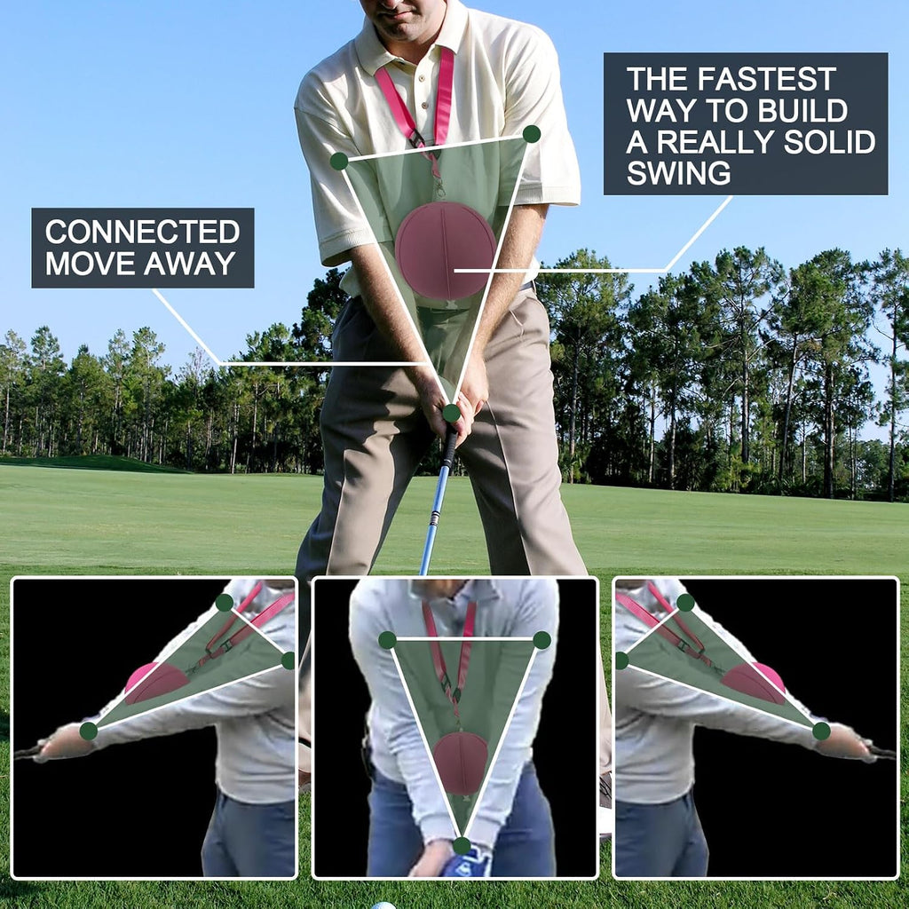 Smart Ball Golf Training Aid - Enhanced Swing Trainer for Impact, Arm, and Elbow Posture Optimization