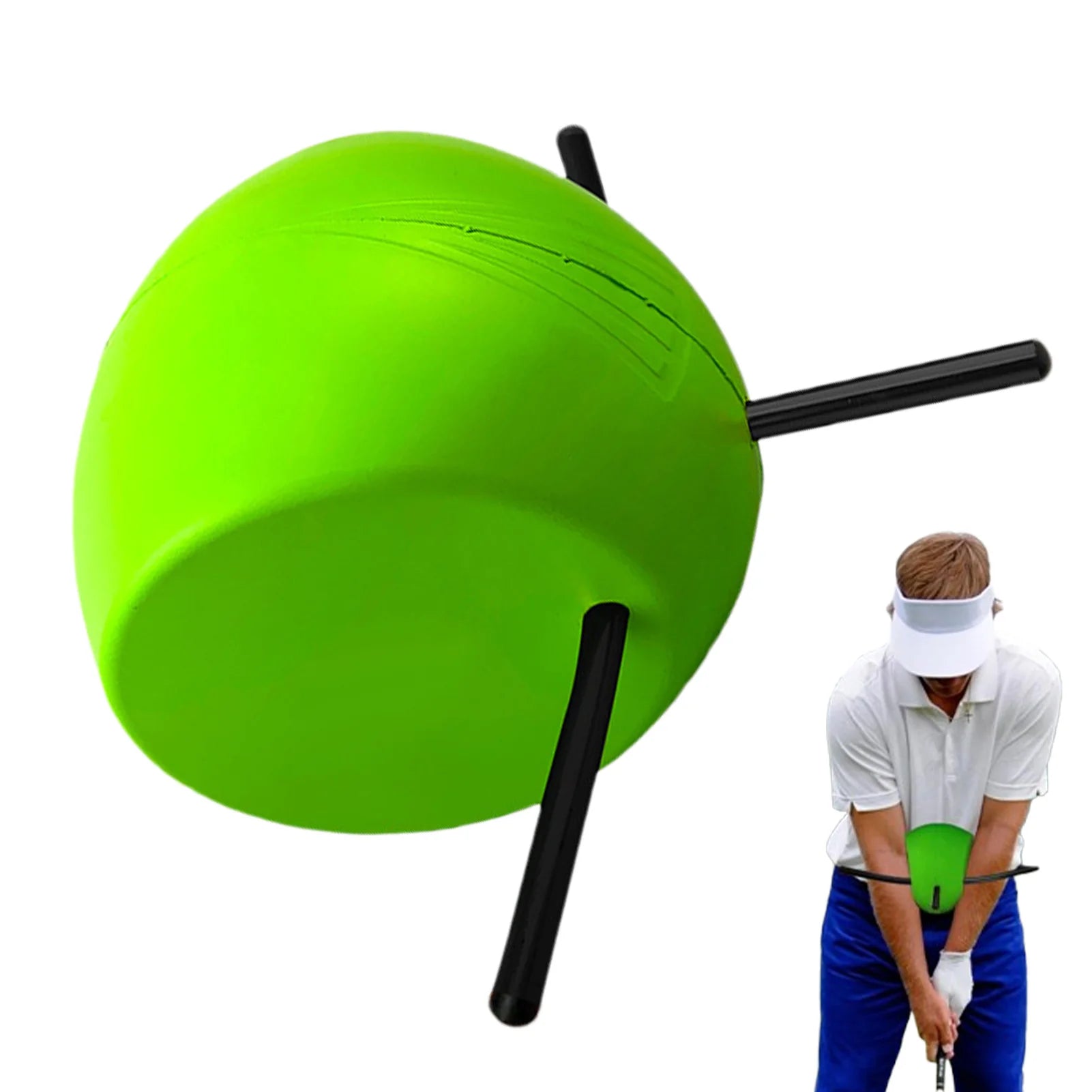 Golf Swing Posture Correction Trainer with Connecting Ball for Enhanced Chipping Performance