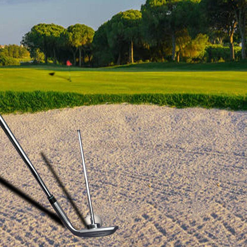 Professional Golf Alignment Rods with 7 Adjustable Lengths - Precision Alignment Tool for Lie Angle Correction and Swing Training Aids