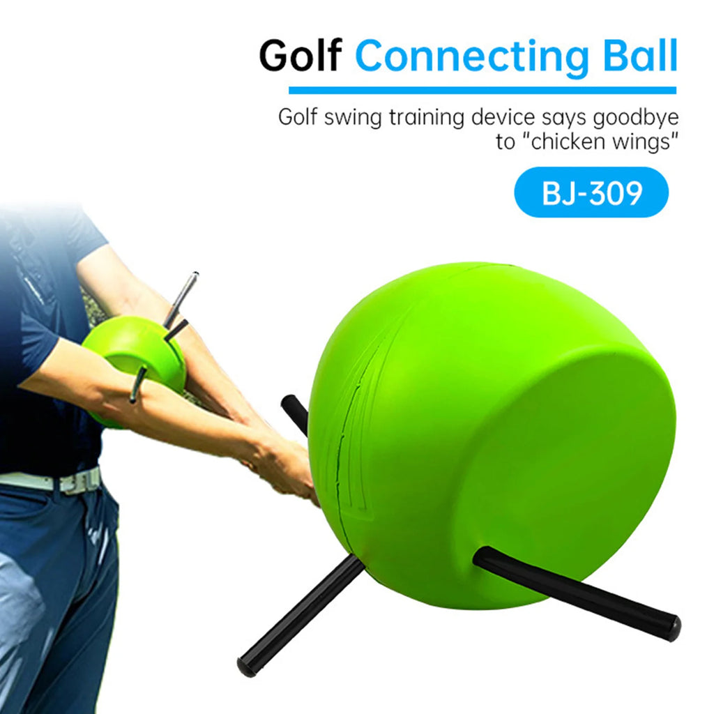Golf Swing Posture Correction Trainer with Connecting Ball for Enhanced Chipping Performance