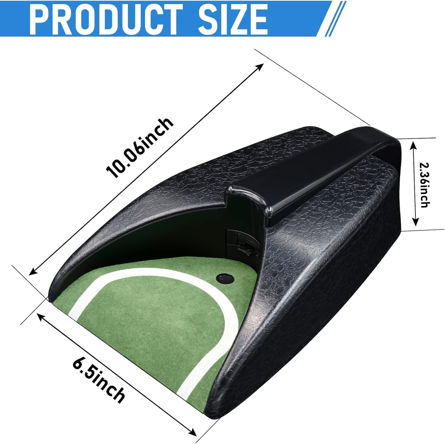 Golf Putting Cup, Automatic Golf Return Machine with Golf Putting Alignment Mirror,Golf Putting Mirror and Ball Return Machine, Golf Training Aid Gifts for Indoor & Outdoor Use
