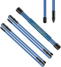 Golf Alignment Sticks - 2 Pack, Upgraded 48" Collapsible Training Rods for Aiming and Putting with Clear Tube Case