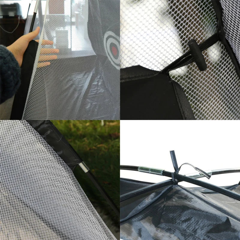3M Detachable Golf Practice Net for Indoor and Outdoor Use - Portable Chipping and Hitting Cage with Target