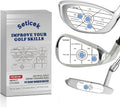 Golf Impact Tape Set - 300 Pieces for Self-Teaching Sweet Spot and Consistency Analysis, Includes 100 Stickers Each for Woods, Irons, and Putters - Effective Training Aid for Improved Ball Striking