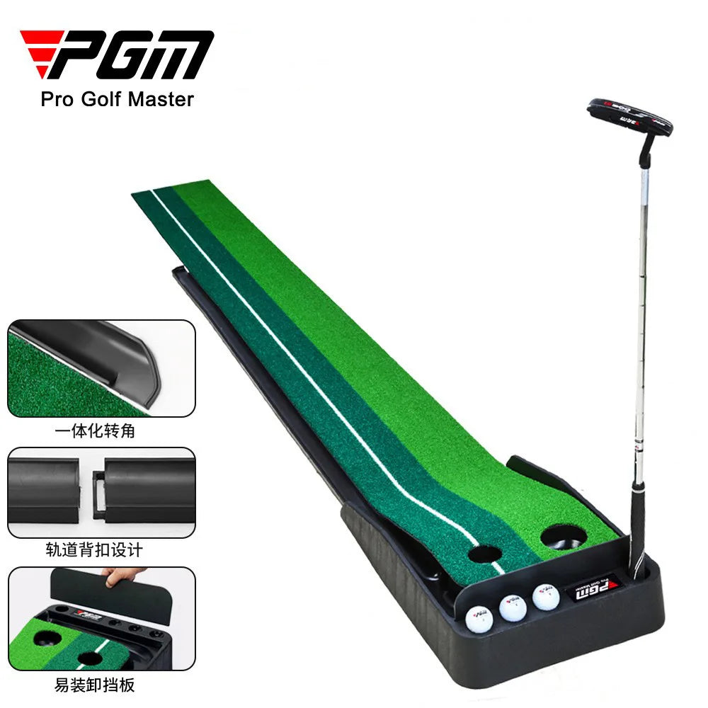 2021 Golf Training Aids: Plastic Putter Trainer Practice Set with Putter Practice Pad TL004